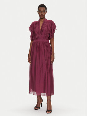 Dixie Dixie Suvekleit A207W017A Bordoopunane Regular Fit