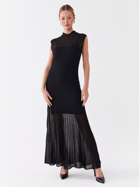 Calvin Klein Calvin Klein Sukienka dzianinowa K20K205555 Czarny Regular Fit