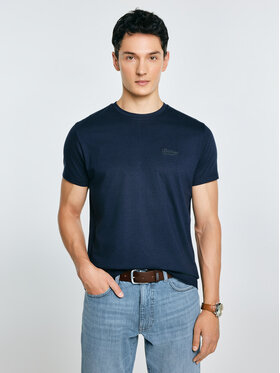 BIG STAR BIG STAR T-Shirt SERER Granatowy Basic Fit