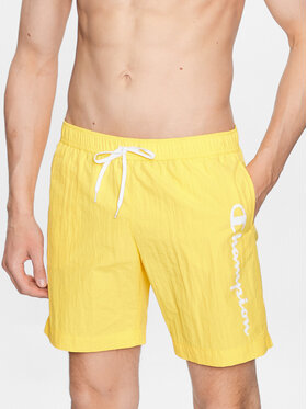 Champion Champion Szorty kąpielowe 216068 Żółty Regular Fit