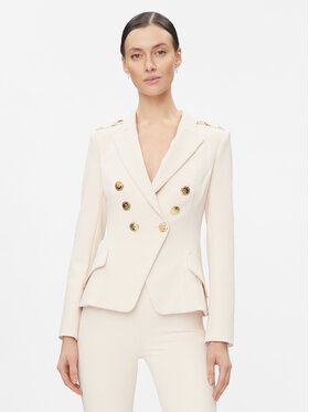 Elisabetta Franchi Elisabetta Franchi Sako GI-061-36E3-V600 Écru Slim Fit