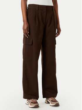Calvin Klein Jeans Calvin Klein Jeans Kargo hlače LV047F623G Temno rjava Relaxed Fit