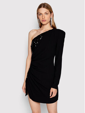 PINKO Pinko Koktel haljina Arancia 1N13HN 4575 Crna Regular Fit