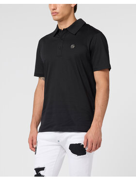 PHILIPP PLEIN PHILIPP PLEIN Polokošeľa 26257 Čierna Slim Fit