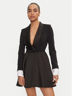 Elisabetta Franchi Elisabetta Franchi Sukienka koktajlowa AB-710-47E2-V560 Czarny Regular Fit
