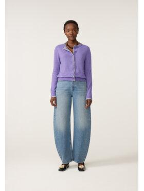Fabienne Chapot Fabienne Chapot Kardigan 6999-1393-178 Fioletowy Regular Fit
