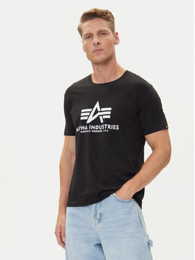 Alpha Industries Alpha Industries T-Shirt Basic T-Shirt 100501 Schwarz Regular Fit