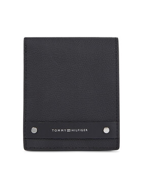 Tommy Hilfiger Tommy Hilfiger Duży Portfel Męski Th Business Lea Cc And Coin AM0AM11279 Czarny