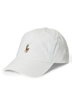 Polo Ralph Lauren Polo Ralph Lauren Czapka z daszkiem 710834737019 Biały