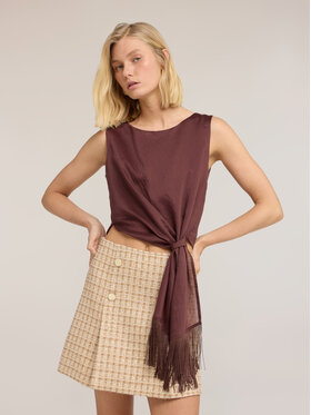 Motivi Motivi Blusa 2094Q002004N022 Marrone Regular Fit