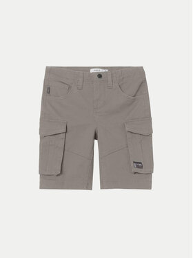 NAME IT NAME IT Шорти от плат 13198124 Сив Regular Fit