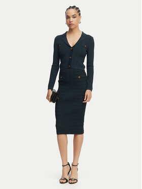 Guess Guess Kardigāns W5YR11 Z0130 Zaļš Regular Fit