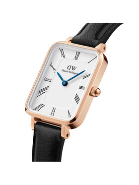 Daniel Wellington Ročna Ura Quadro Roman Numerals Sheffield DW00100689 Črna