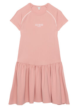 Guess Guess Sukienka codzienna J6RK02 KCY62 Różowy Regular Fit
