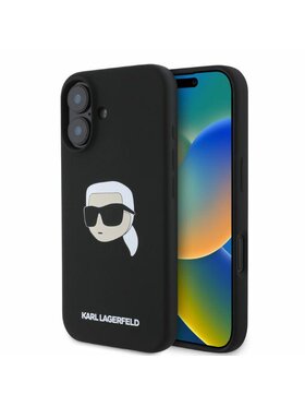 KARL LAGERFELD KARL LAGERFELD Etui na telefon Apple iPhone 16 Czarny