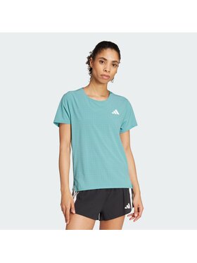 adidas adidas Koszulka techniczna 147077 Turkusowy Slim Fit