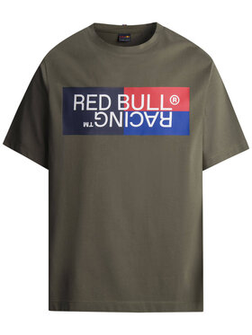 Pepe Jeans Pepe Jeans T-Shirt Red Bull Racing Color Block Logo Zielony Regular Fit