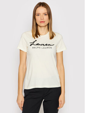 Lauren Ralph Lauren Lauren Ralph Lauren T-Shirt 200852314002 Μπεζ Regular Fit