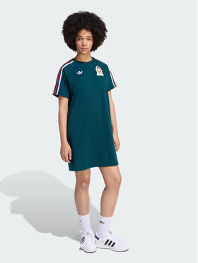 adidas adidas Sukienka codzienna Mexico Originals Zielony Loose Fit