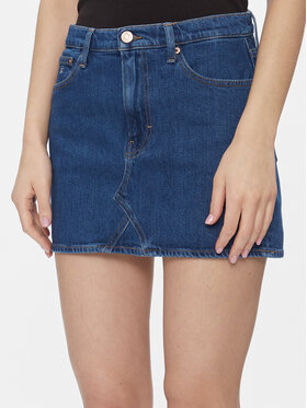 Tommy Jeans Tommy Jeans Fustă de blugi Izzie DW0DW17287 Albastru Regular Fit