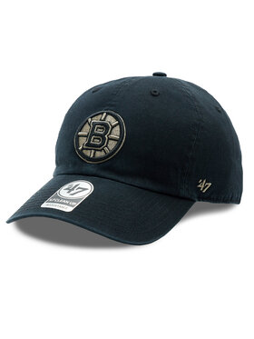 47 Brand 47 Brand Kapa s šiltom NHL Boston Bruins Ballpark Camo '47 CLEAN UP H-BPCAM01GWS-BK Črna