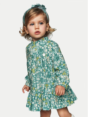 Mayoral Mayoral Rochie de zi 2923 Verde Regular Fit