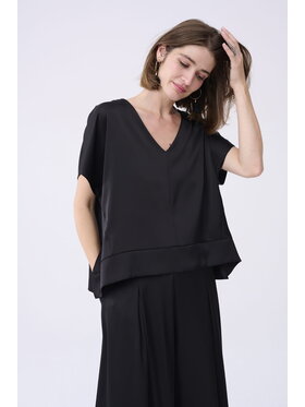 blue shadow blue shadow Bluzka Cygaro BS Czarny Standard Fit