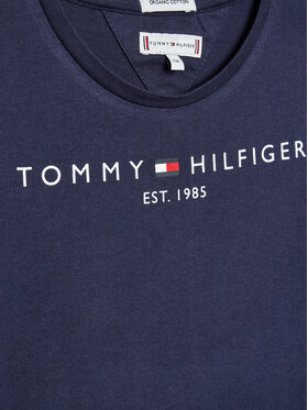 Tommy Hilfiger Majica Essential KG0KG06585 M Mornarsko Modra Regular Fit