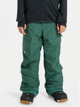Quiksilver Quiksilver Snowboardové nohavice Utility EQBTP03057 Zelená Regular Fit