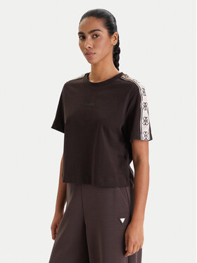 Guess Guess T-Shirt V3RI08 I3Z14 Brązowy Regular Fit