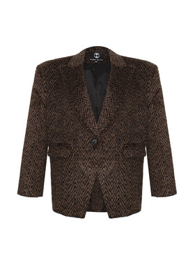 Magda Matyja Magda Matyja Marynarka VESPER BLAZER Brązowy Oversize