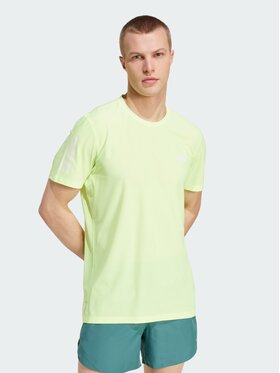 adidas adidas Koszulka techniczna 126449 Żółty Regular Fit