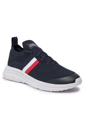 Tommy Hilfiger Tommy Hilfiger Αθλητικά Modern Runner Knit Stripes Ess FM0FM04798 Σκούρο μπλε