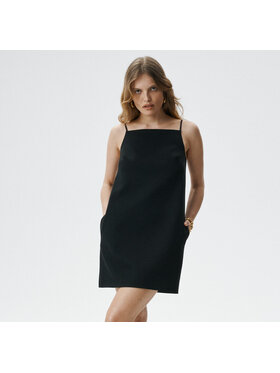 MARI PRETI MARI PRETI Sukienka koktajlowa Sable Czarny Regular Fit