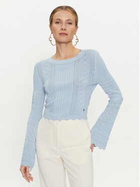 Guess Guess Pullover Adaline W4GR08 Z2U00 Himmelblau Regular Fit