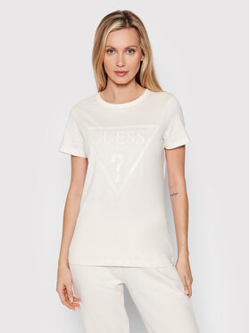 Guess Guess T-shirt V2RI13 K8HM0 Blanc Regular Fit