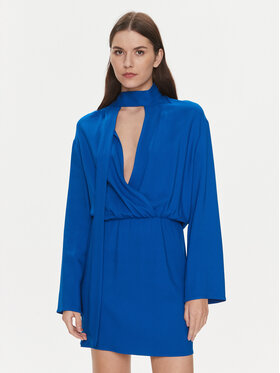 Samsøe Samsøe Samsøe Samsøe Koktejlové šaty Samailey F23400081 Modrá Regular Fit