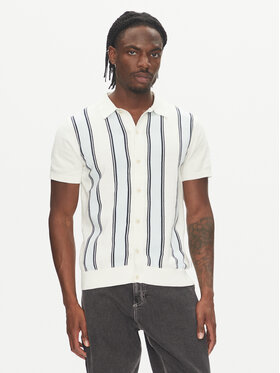 Lindbergh Lindbergh Kardigan 30-804062 Bílá Relaxed Fit