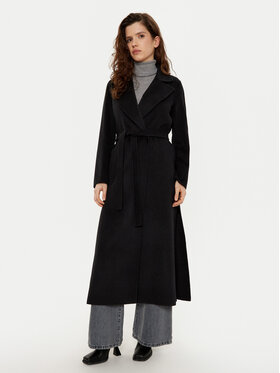 Marella Marella Palton de lână Ardenza 2423016031 Negru Regular Fit
