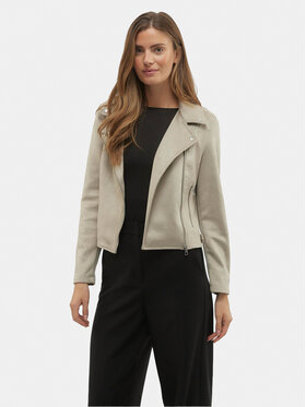 Vero Moda Vero Moda Jacke aus Kunstleder Jose 10300938 Grau Regular Fit