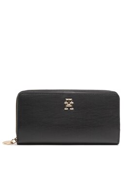 Tommy Hilfiger Tommy Hilfiger Nagy női pénztárca Th Chic Large Za AW0AW14231 Fekete