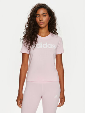 adidas adidas T-krekls Essentials Slim Logo T-Shirt GL0771 Rozā Slim Fit