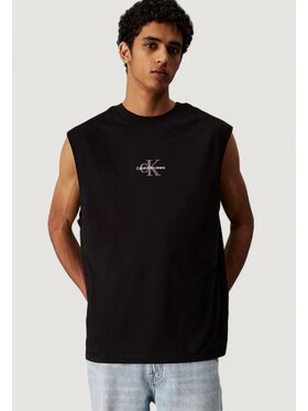 Calvin Klein Jeans Calvin Klein Jeans T-Shirt MONOLOGO SLEEVELESS TEE Μαύρο Casual Fit