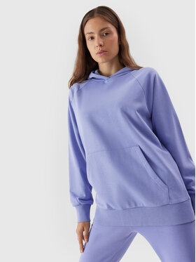 4F 4F Mikina 4FAW23TSWSF0725 Modrá Regular Fit