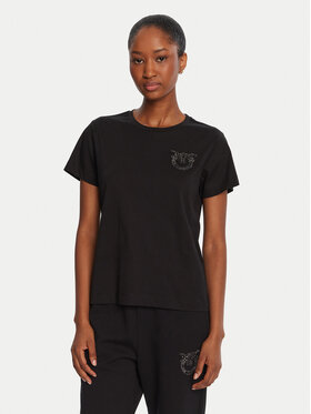 PINKO PINKO T-Shirt Nambrone 103320 A2RN Czarny Regular Fit