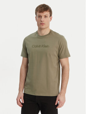 Calvin Klein Calvin Klein Tričko LV04LF810G Zelená Regular Fit