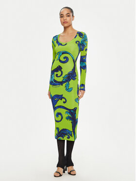 Versace Jeans Couture Versace Jeans Couture Повсякденна сукня 78HAO920 Зелений Regular Fit
