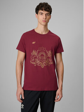 4F 4F T-Shirt TEAMWEAR Czerwony Regular Fit
