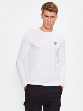 EA7 Emporio Armani EA7 Emporio Armani S dlhými rukávmi 8NPT17 PJRGZ 1100 Biela Regular Fit