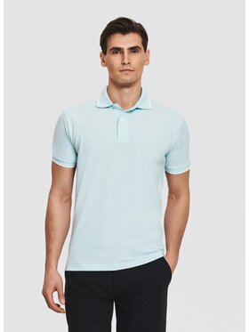 Pako Lorente Pako Lorente Polo P26SF-TX-018 Niebieski Classic Fit